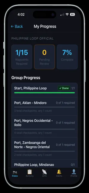 MotoTracker Rider screenshot 3