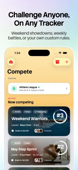 MoveTogether: Fitness Compete screenshot 4