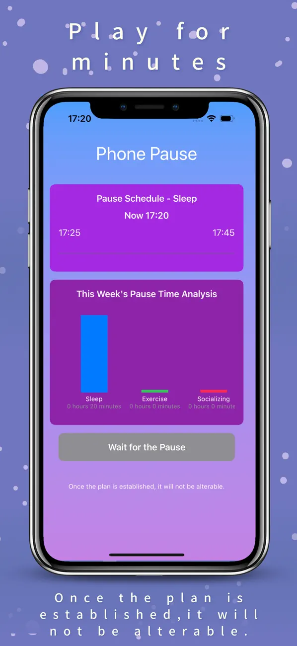 Screenshot #2 pour Easy Pause -  Put Down Phone
