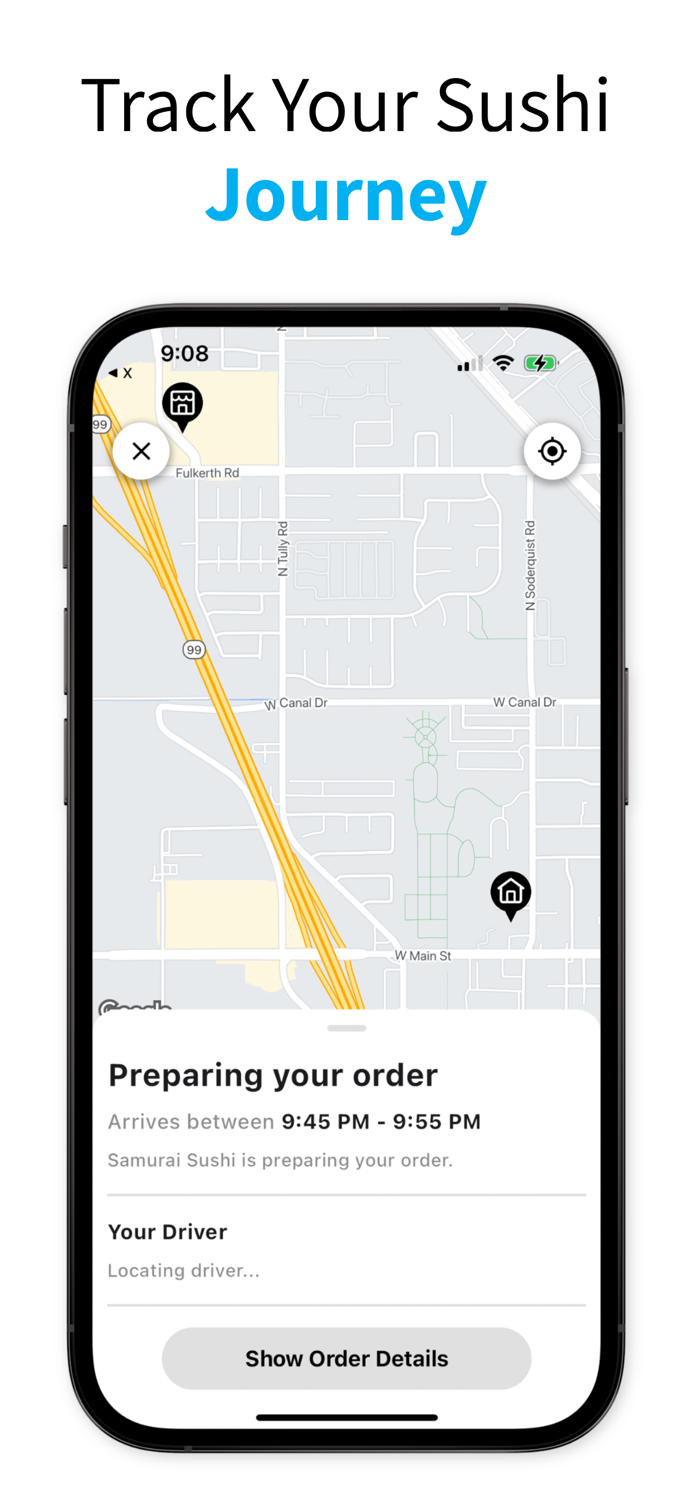 Samurai Sushi - Ordering