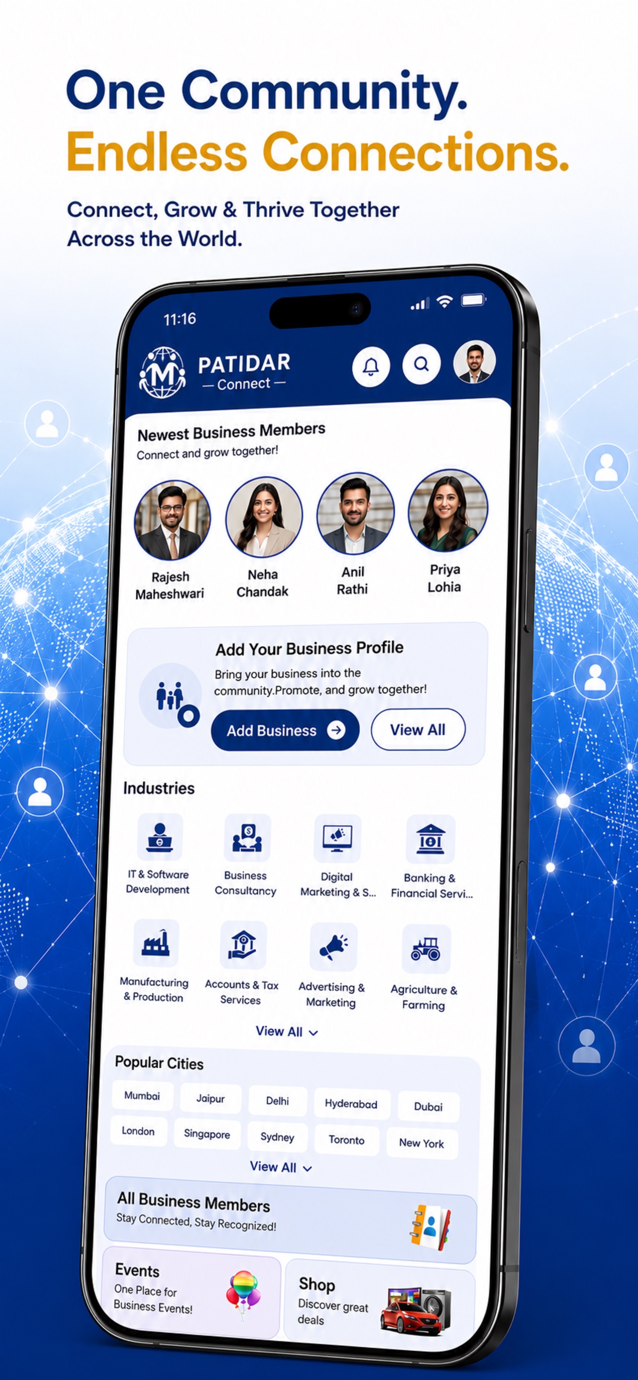 Screenshot 1 of Patidar Connect