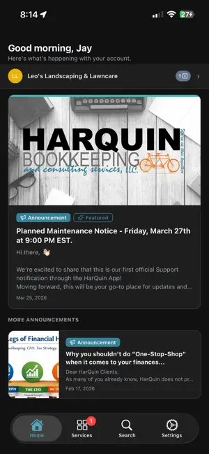 HarQuin App screenshot 1