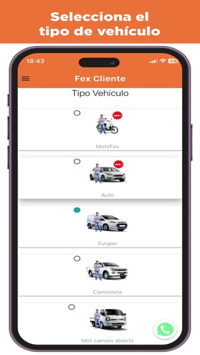 Fletes y despachos en 30 min. Screenshot