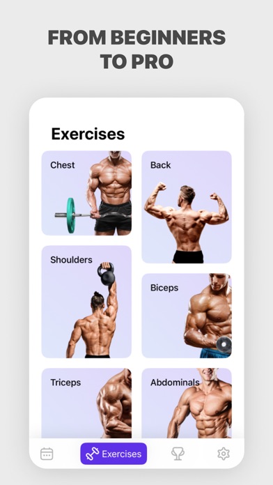 Fitness: Workout for Gym|Home Screenshot