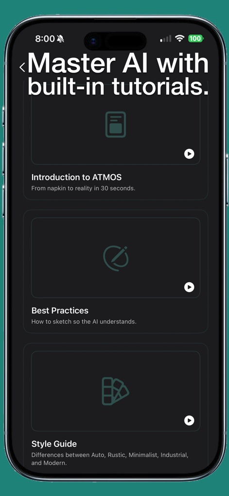 ATMOS: AI Architecture - Graphics & Design App | MWM