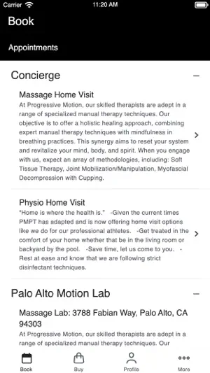 Progressive Motion Physio screenshot 2