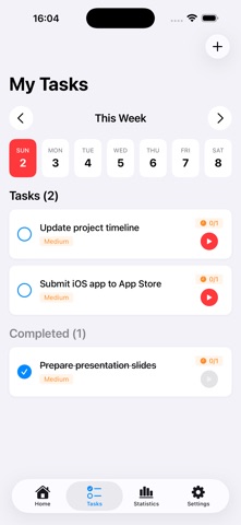 PomoTracker Screenshot 2 of 3