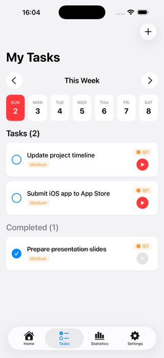 PomoTracker Screenshot 2 of 3