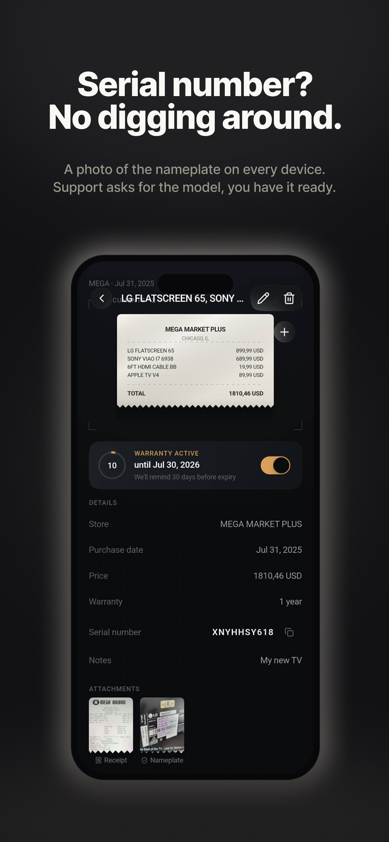 ProofPocket: Warranty Tracker screenshot 3