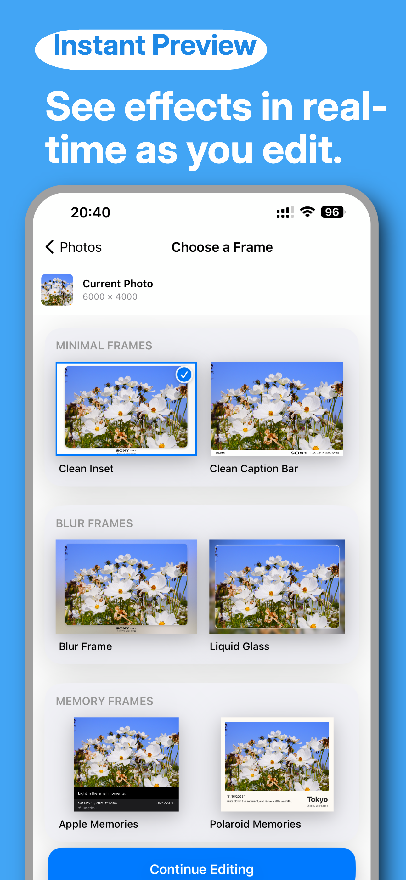 PureFrame: Minimal Borders screenshot 3
