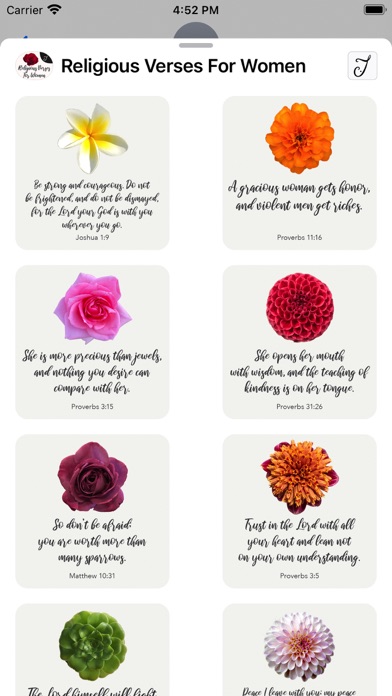 Religious Verses For Women Screenshot