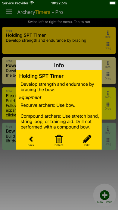 Archery Timers - SPT Screenshot