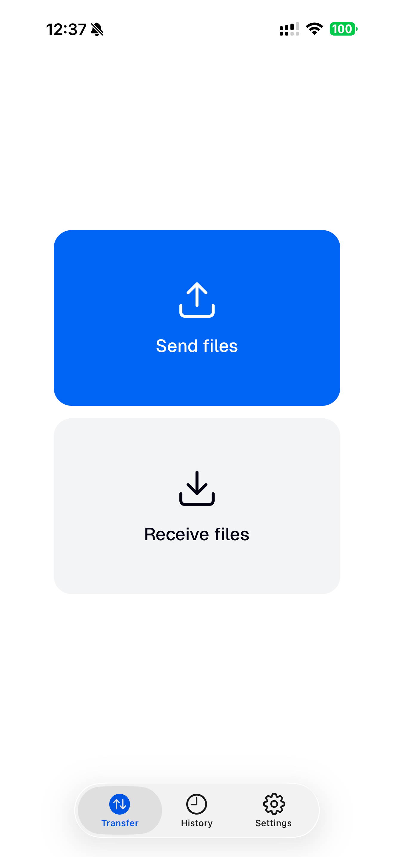 File Transfers screenshot 3