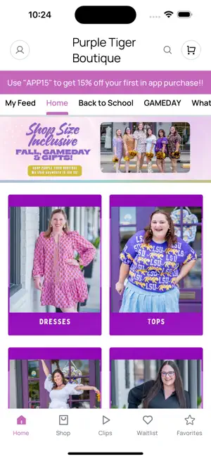 Purple Tiger Boutique screenshot 1