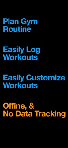 Weekly Gym Planner screenshot