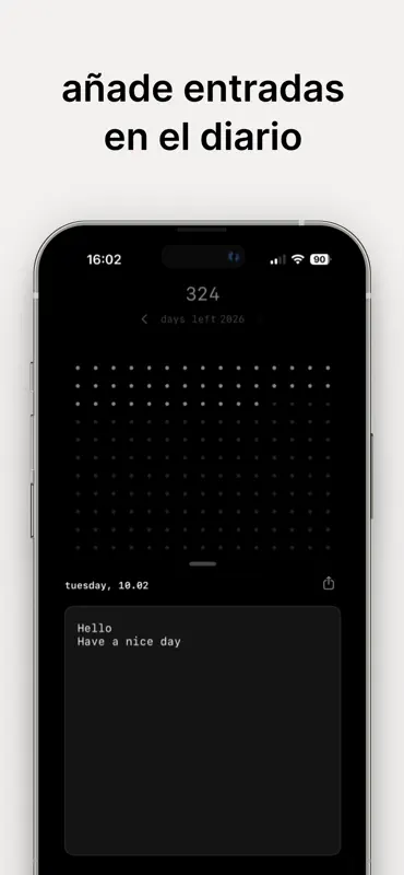 dots: widget de días restantes screenshot 2 of 3