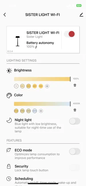 Zafferano Lighting screenshot 4