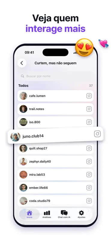 YourFollowers - Lista Unfollow screenshot 4 of 8