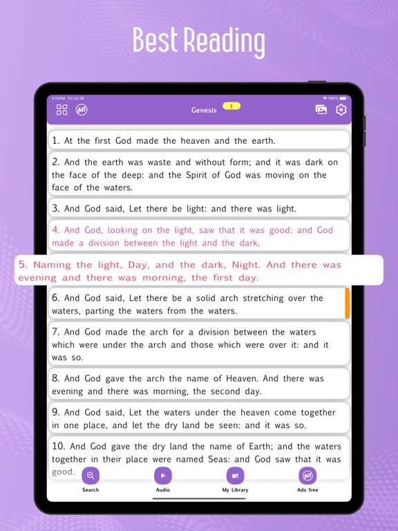 Screenshot #5 pour Simple English Bible (SEB)