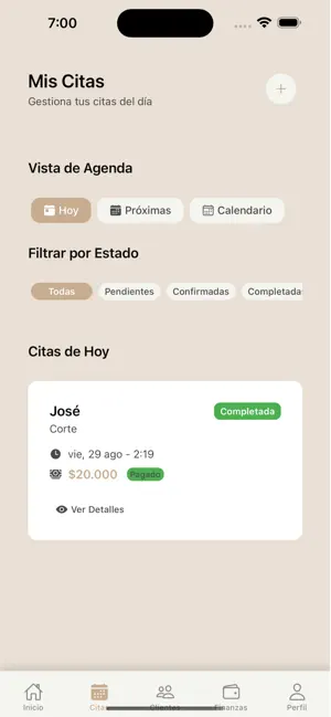 Barber Control - Agenda y Cita screenshot 4