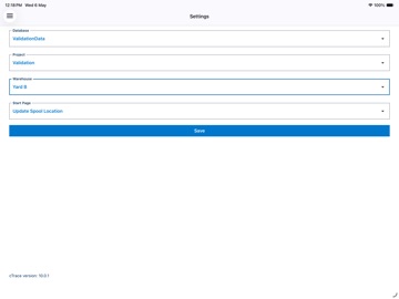 cTrace iPad screenshot