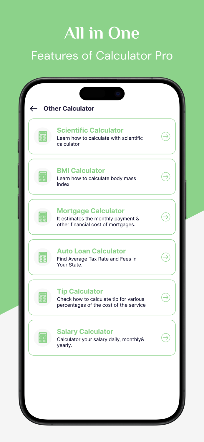 Calculator Pro  All in 1 calc