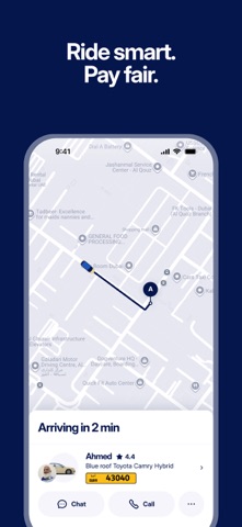 Zed: Dubai Taxi & Premium Cars iPhone screenshot 4 — travel app by Zed LLC