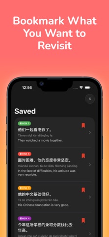 HSK Study - Chinese Sentences screenshot