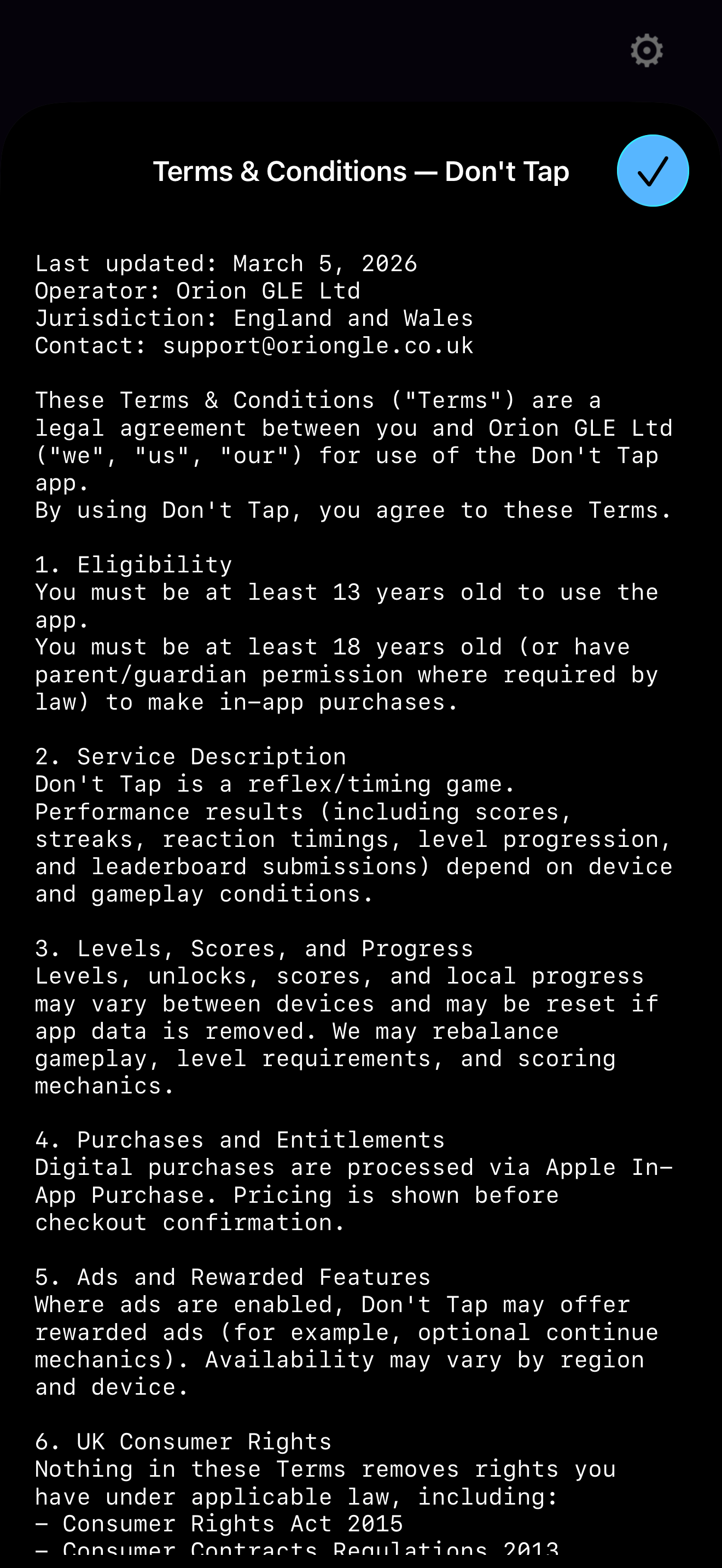 Don't Tap screenshot 7