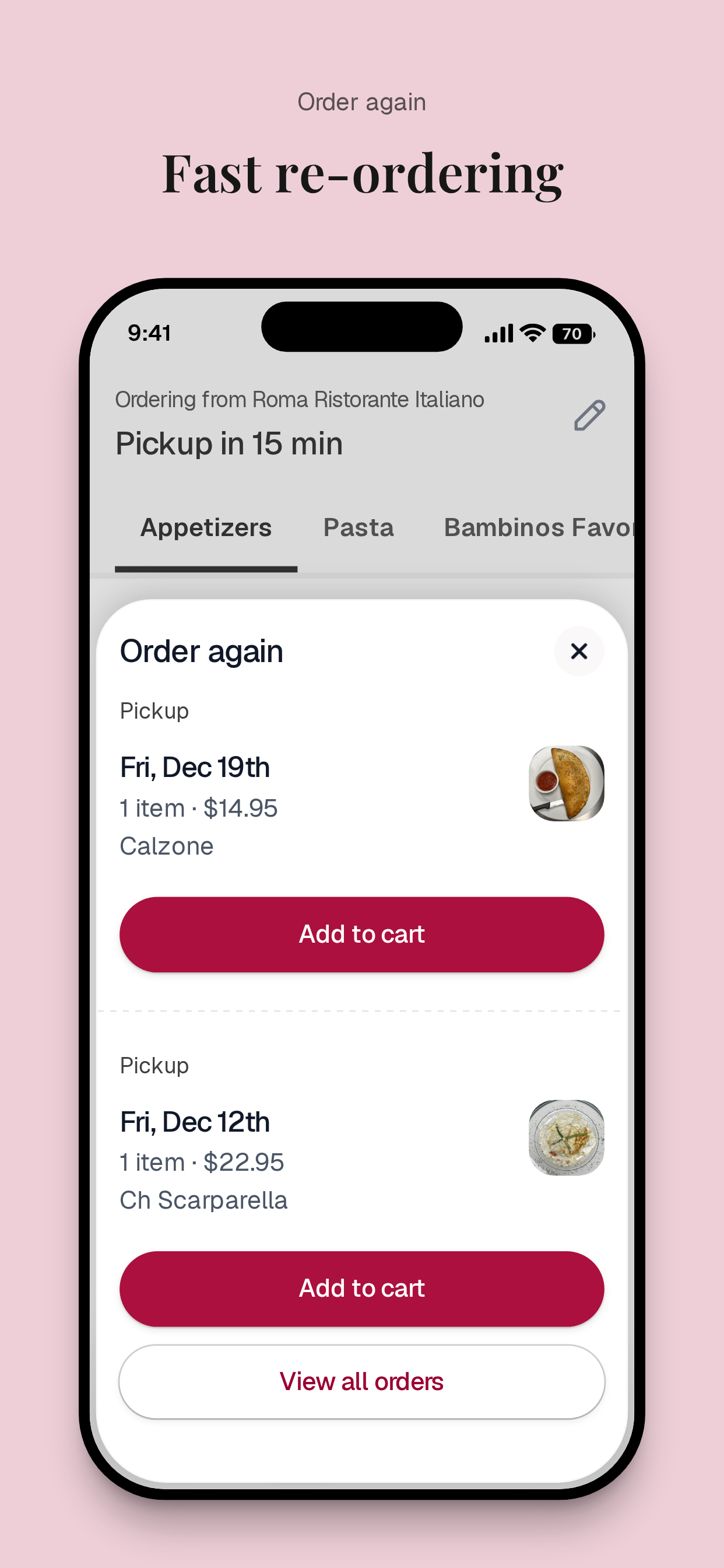 Roma Ristorante Italiano screenshot 4