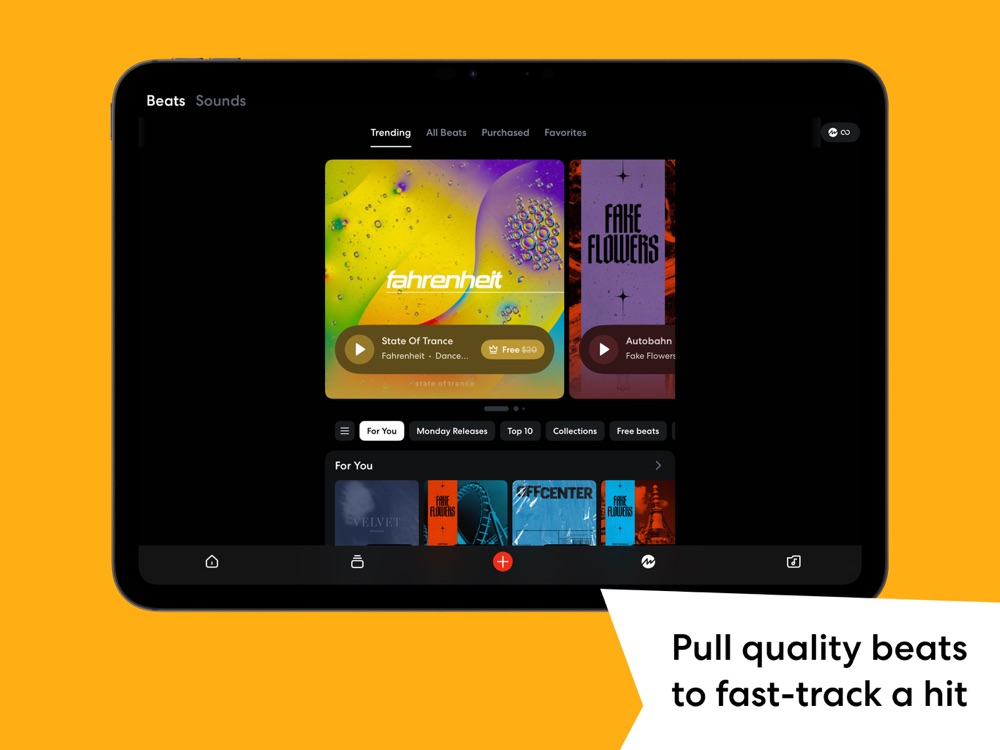 BandLab – Music Maker & Beats: official iPad preview 5 (opens full image in a new tab)