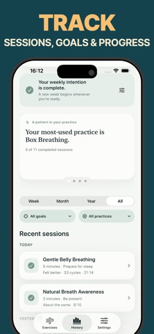 Breather Coach: Box Breathing iPhone screenshot