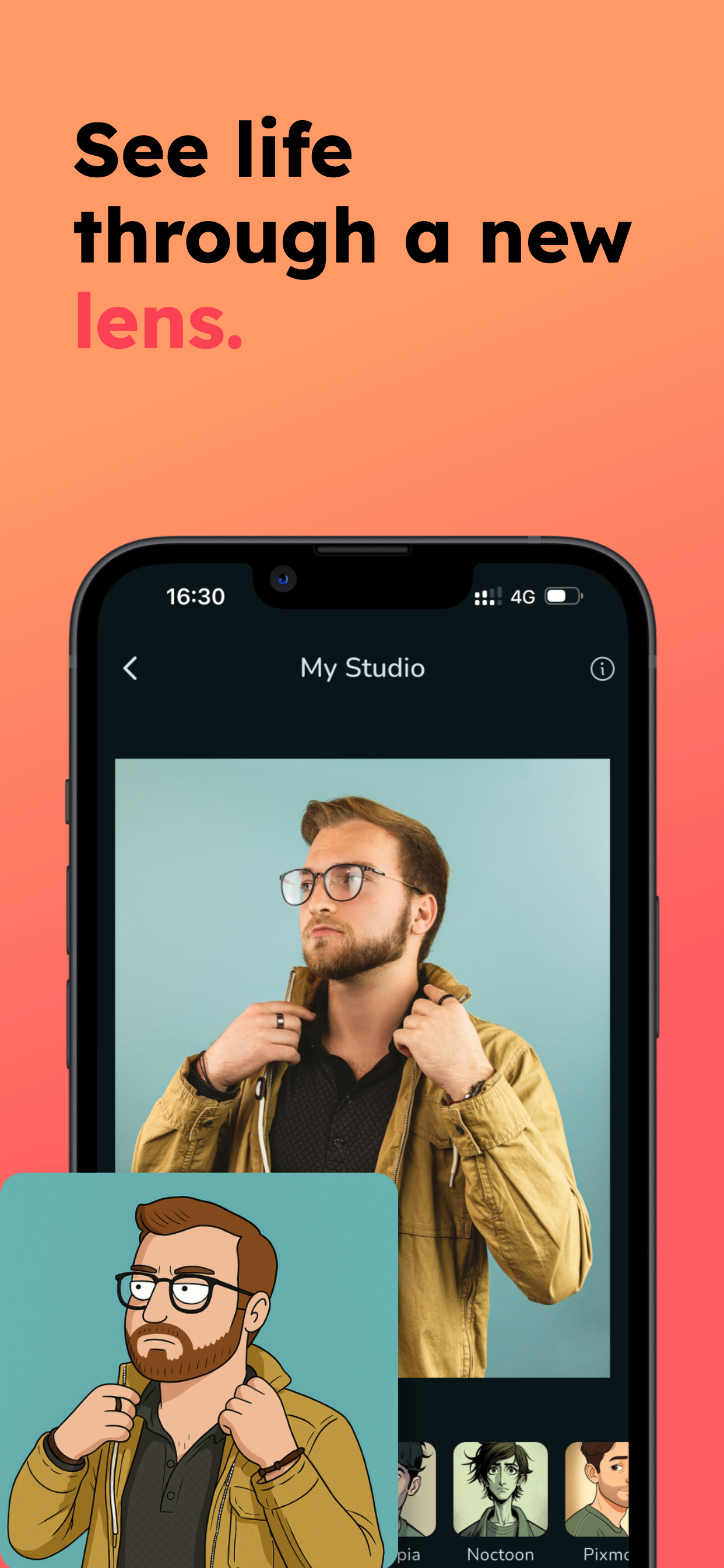 AI Cartoon Yourself : Animize