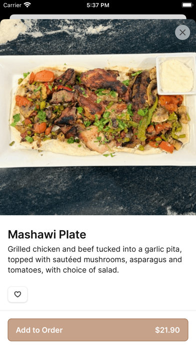 Dalia's To Go iPhone screenshot 3 - Food & Drink app