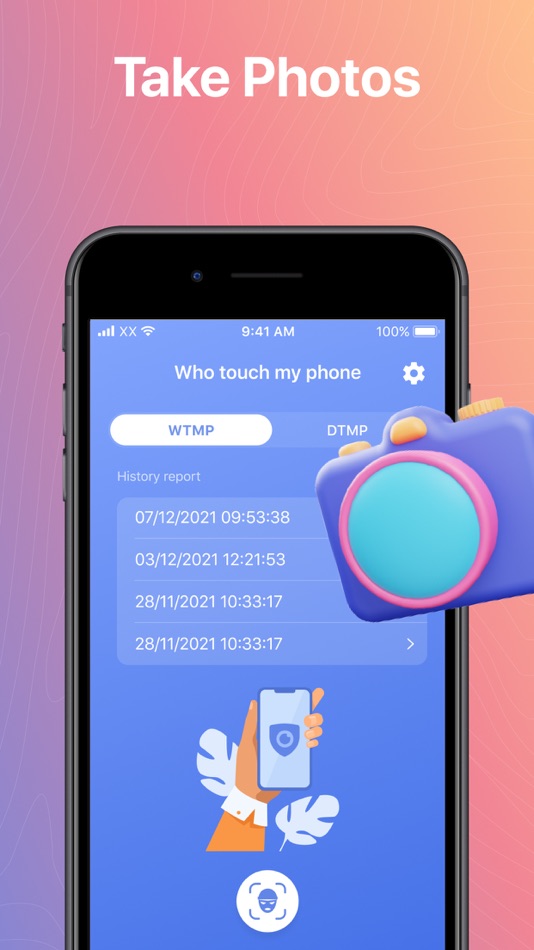 #1. WTMP - Who Touched My Phone + (iOS) Podle: DreamTeam Apps