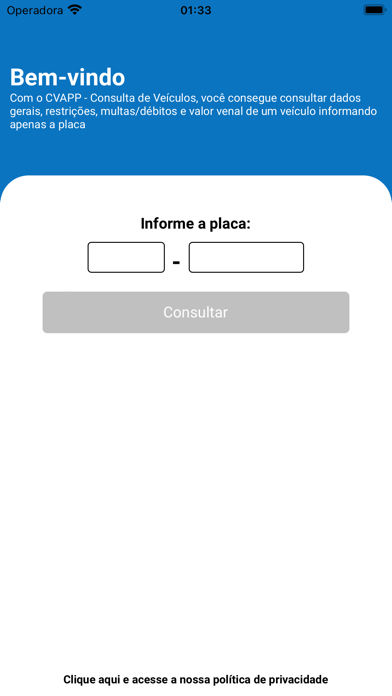 Consulta de Placas Screenshot