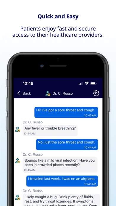 DrChat iPhone screenshot 3 - Medical app
