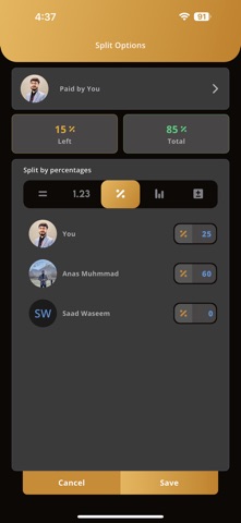 Ninja Expense Splitter screenshot