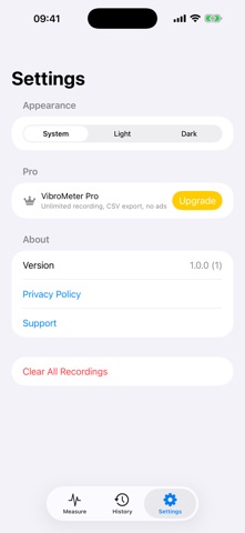 VibroMeter - Vibration Meter Screenshot 4 of 4
