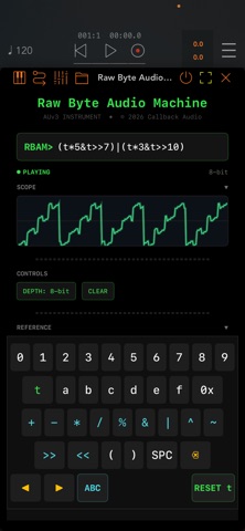 Raw Byte Audio Machine Screenshot 3 of 8