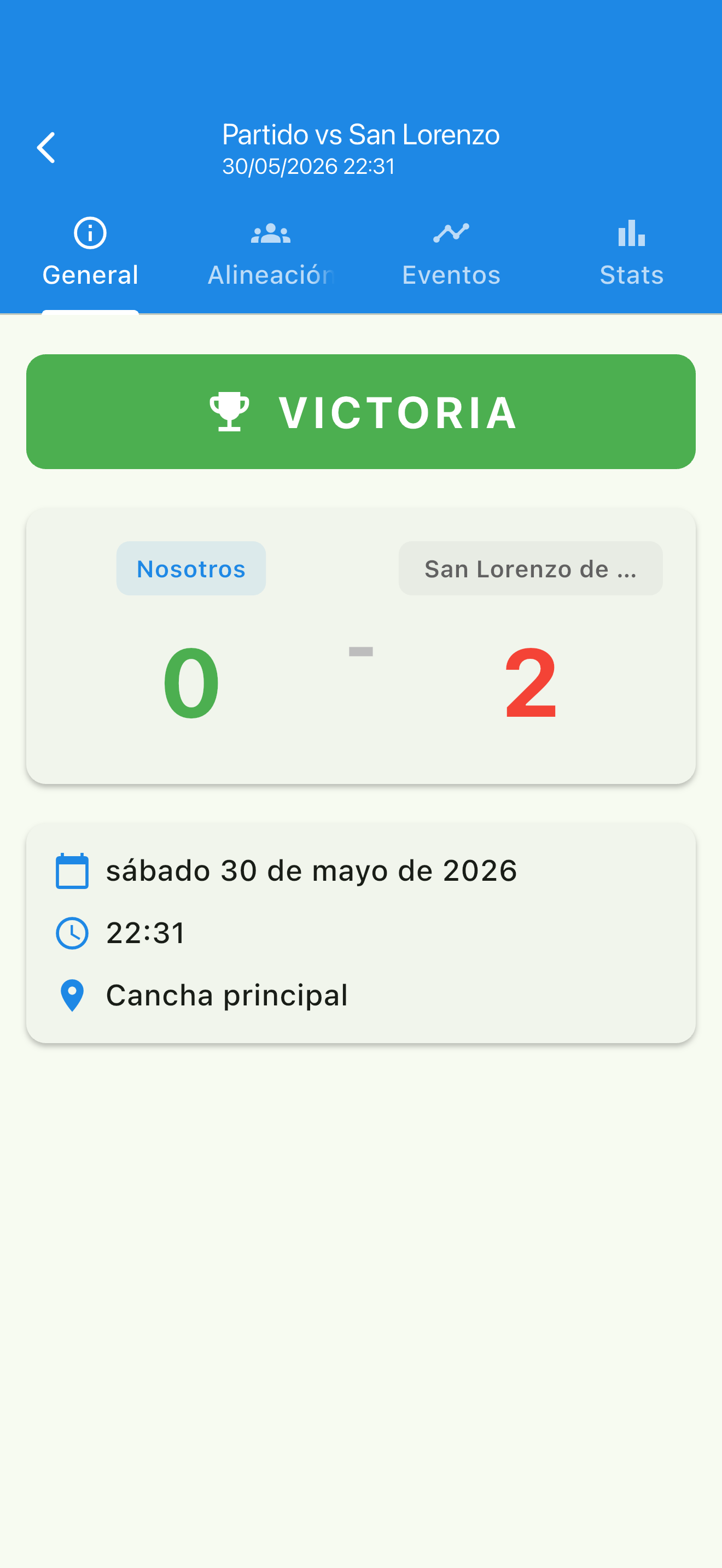 Yendoo - Gestión Deportiva screenshot 7