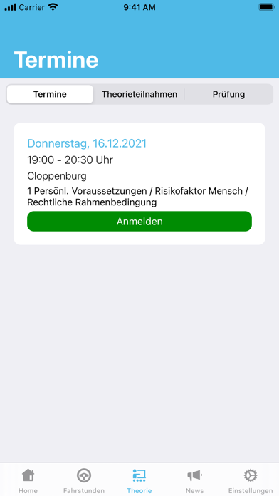 Fahrschule Lohmann Screenshot