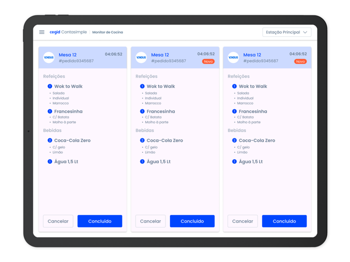 Cegid Vendus Pedidos