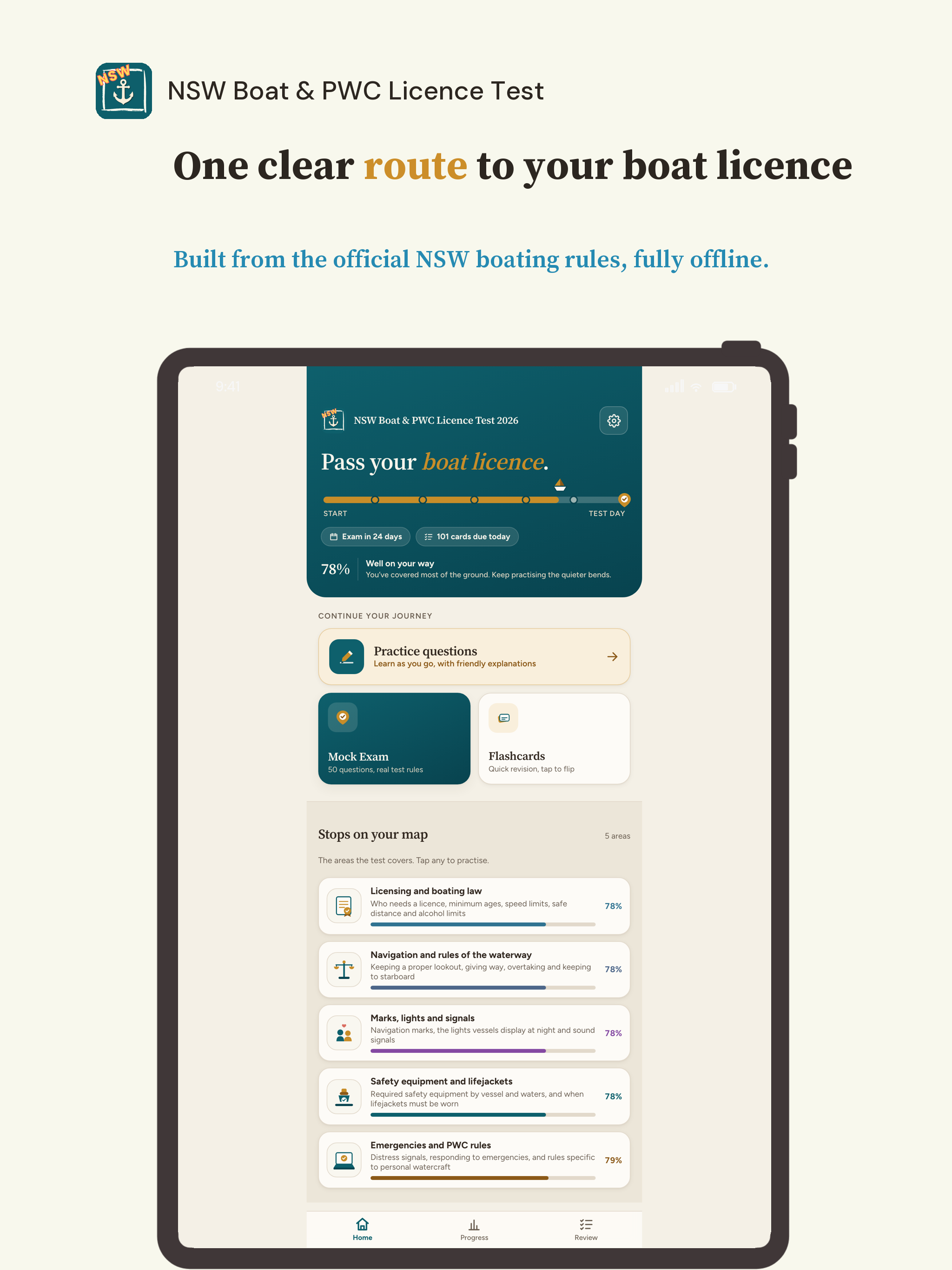 NSW Boat & PWC Licence Test screenshot 9