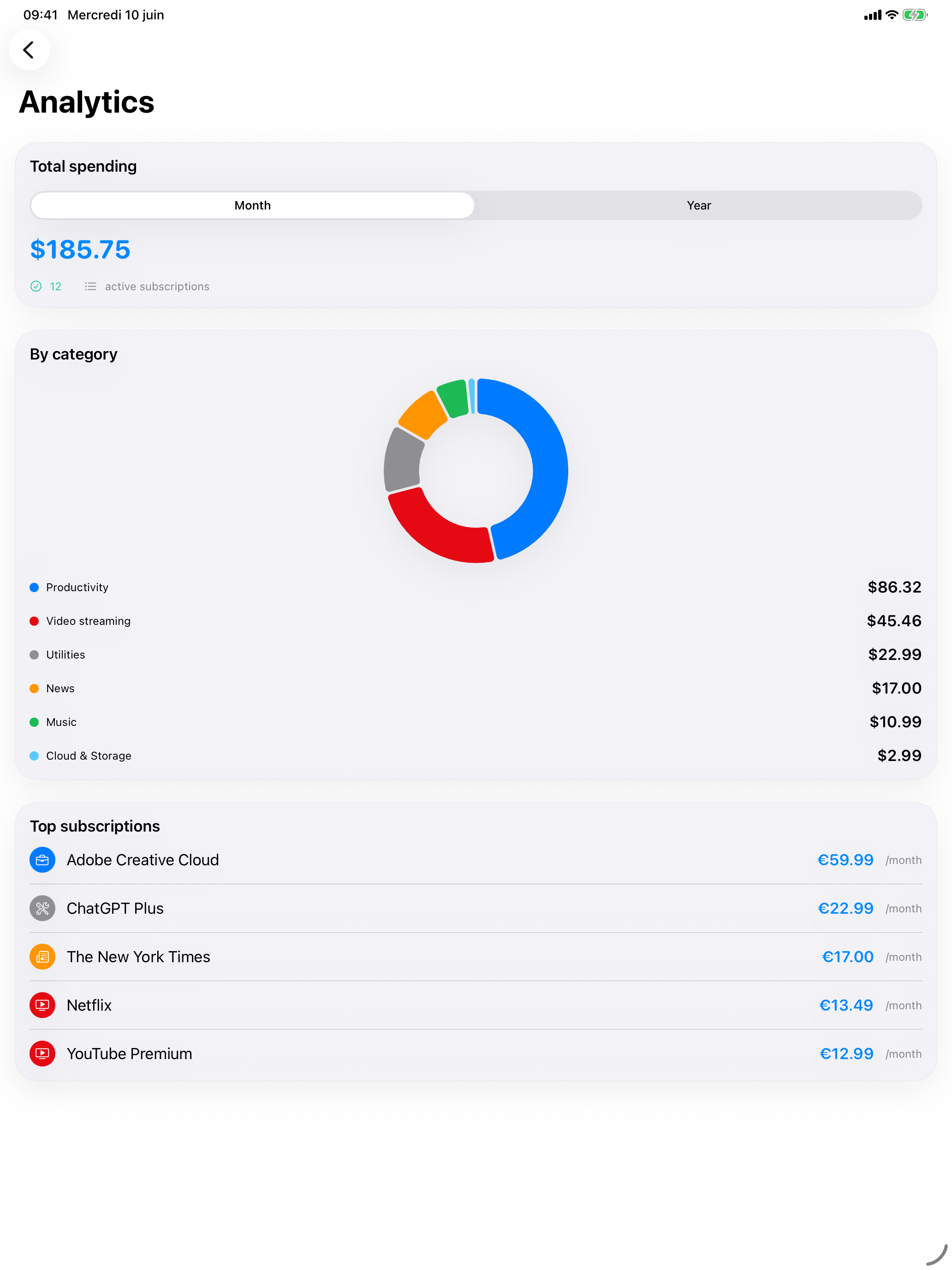 Subtrakk: Subscription Tracker screenshot 7