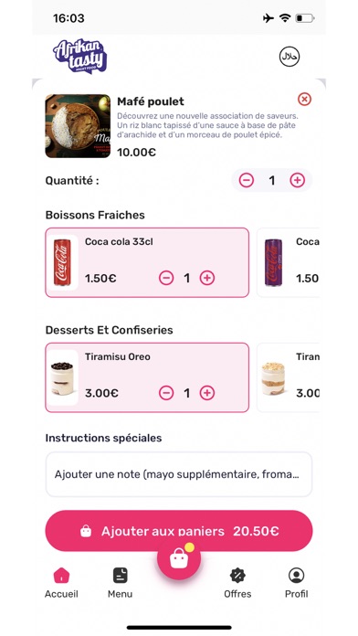 Screenshot #3 pour Afrikan tasty