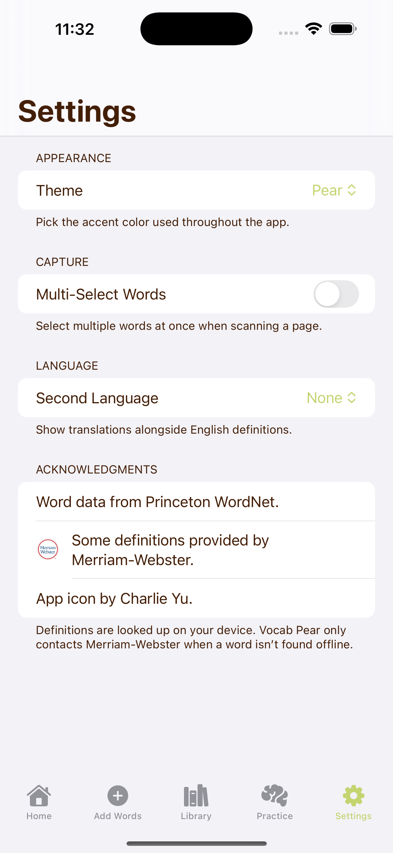 Vocab Pear screenshot 7