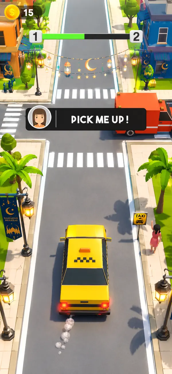Screenshot #1 pour Ramadan Taxi: Lantern Routes
