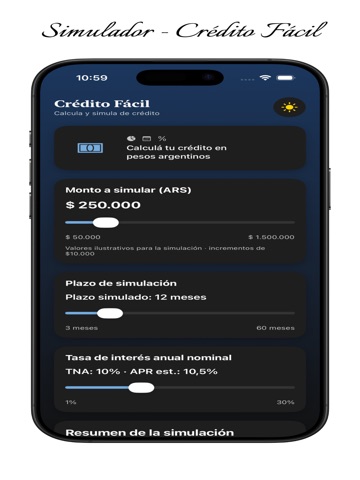 Crédito Fácil iPad screenshot 2