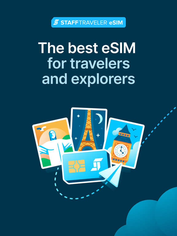 StaffTraveler eSIM iPad screenshot 1 - Travel app